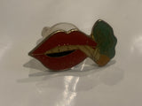 Smoking Lips Lapel Hat Pin DW