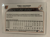 #79 Trey Mancini   Baltimore Orioles 2022 Topps Series 1 Baseball Card MLB