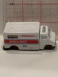 White Emergency Ambulance Maisto Toy Diecast Car