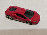 Red Lamborghini Aventador LP 700-4 L12 2011 Hot Wheels Diecast Car