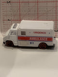 White Emergency Ambulance Maisto Toy Diecast Car