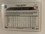 #148 Zack Short Rookie Detroit Tigers 2022 Topps Series 1 Baseball Card MLB