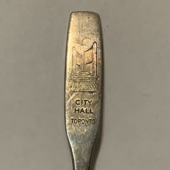 City Hall Toronto Ontario Collectable Souvenir Spoon DO