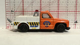 White Orange Road Service Tow Truck Unbranded Diecast Car
