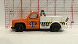 White Orange Road Service Tow Truck Unbranded Diecast Car