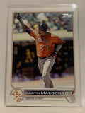 #224 Martin Maldonado Houston Astros 2022 Topps Series 1 Baseball Card MLB