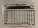 #224 Martin Maldonado Houston Astros 2022 Topps Series 1 Baseball Card MLB