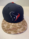 Blue Camo Houston Texans NFL New Era 7 59 Fifty Ball Hat Cap