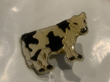 Black & White Dairy Cow Holstein Lapel Hat Pin DW