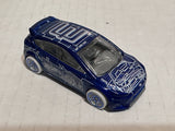 Blue Ford Focus RS DHP07 2016 Hot Wheels Diecast Car