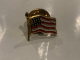 USA American Flag pole Lapel Hat Pin DW
