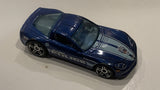 Blue Police C6 Corvette Hot Wheels Toy Diecast Car
