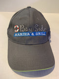 Grey Bay Side Marina & Grill Valcro Ball Hat Cap