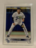 #183 Ji-Man Choi Tampa Bay Rays 2022 Topps Series 1 Baseball Card MLB