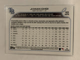 #183 Ji-Man Choi Tampa Bay Rays 2022 Topps Series 1 Baseball Card MLB
