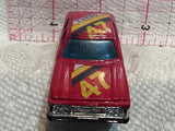 Red #47 Turbo Racer Unbranded  Diecast Car