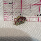 Cod Fish on Crutches  Lapel Pin