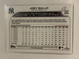 #322 Joey Gallo New York Yankees 2022 Topps Series 1 Baseball Card MLB