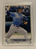 #313 Brady Singer Kansas City Royals 2022 Topps Series 1 Baseball Card MLB