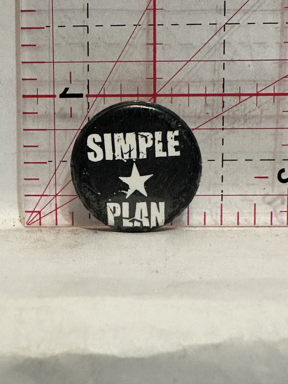 Simple Plan Music Band Button Pinback