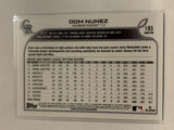 #193 Dom Nunez Colorado Rockies 2022 Topps Series 1 Baseball Card MLB