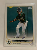 #305 Starling Marte Oakland Athletics 2022 Topps Series 1 Baseball Card MLB