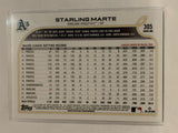 #305 Starling Marte Oakland Athletics 2022 Topps Series 1 Baseball Card MLB