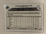 #6 Jazz Chisholm Jr Future Stars Rookie Miami Marlins 2022 Topps Series 1 Baseball Card MLB
