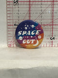 Space Out Button Pinback
