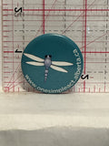 Dragonfly One Simple Act Alberta Button Pinback