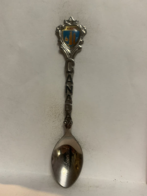Wildwood Alberta Oil Pumps Canada Souvenir Spoon