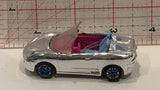Silver Convertible Polly Pocket Toy Diecast Car