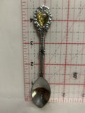 New Brunswick Purple Violet Flowers Souvenir Spoon