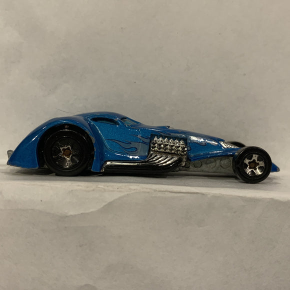 Blue Hammered Coupe ©2000 Hot Wheels Diecast Car DQ