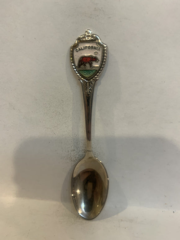 California Bear Emblem Souvenir Spoon