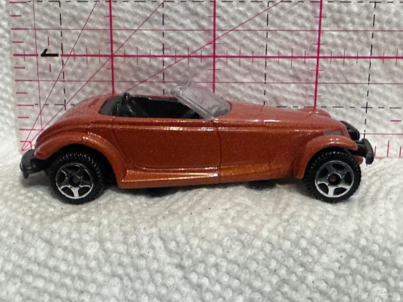 Orange Plymouth Prowler 1/55 Unbranded  Diecast Car
