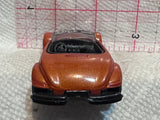 Orange Plymouth Prowler 1/55 Unbranded  Diecast Car