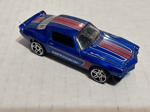 Blue Hotchkis 70 Camaro 2011 Hot Wheels Diecast Car