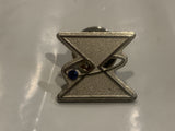 Hour Glass Orbit Logo Lapel Hat Pin DX