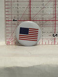 USA American Flag Button Pinback