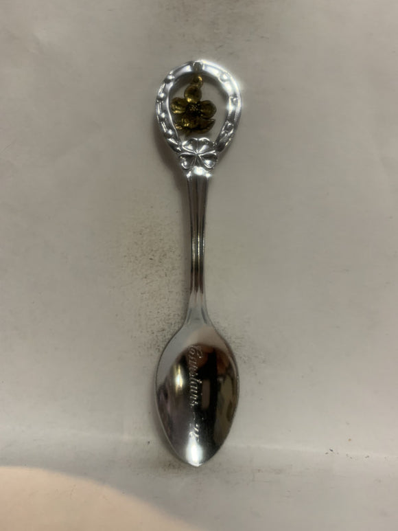 Carstairs 75th Alberta Wild Rose Souvenir Spoon