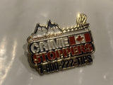 Central Alberta Crime Stoppers Logo Lapel Hat Pin DX