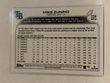 #324 Mike Zunino Tampa Bay Rays 2022 Topps Series 1 Baseball Card MLB