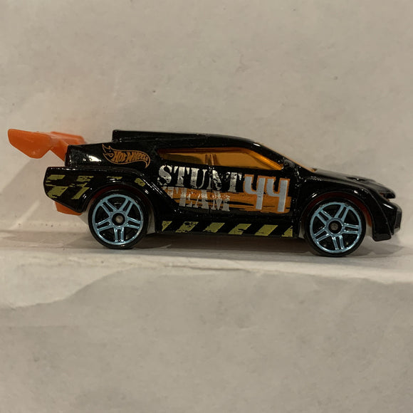 Black Stunt Team #44 X1649 ©2012 Hot Wheels Diecast Car DQ