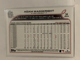 #34 Adam Wainwright St Louis Cardinals 2022 Topps Series 1 Baseball Card MLB