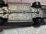 Red 380 Sel 1991 Hot Wheels Diecast Car