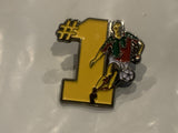 #1 Soccer Player Lapel Hat Pin DX