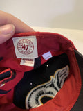 Red Calgary Flames NHL Forty Seven Brand Youth Velcro Ball Hat Cap