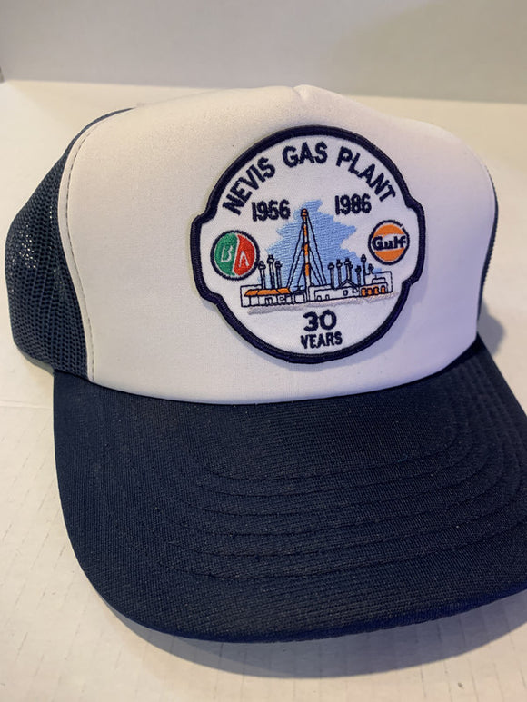 Blue Nevis Gas Plant 30 Years 1966 1986 Snapback Ball Hat Cap