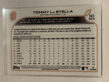 #241 Tommy La Stella San francisco Giants 2022 Topps Series 1 Baseball Card MLB